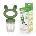 thumbnail image 4 of Haakaa Fresh Food Feeder & Cover Set - Olive Green Age 6+ Months, 4 of 5