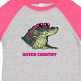 thumbnail image 4 of Inktastic Gator Country Sunny Gator in Pink Sunglasses Boys or Girls Toddler T-Shirt, 4 of 5