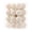 White, variant on HHJZPR Multi-Shape Velvet Flocked Christmas Ornament Set, 24 Pack 2.36in Shatterproof Foam Hanging Bauble Clear Tube Kit for Xmas Tree Farmhouse Vintage Winter Holiday Decor