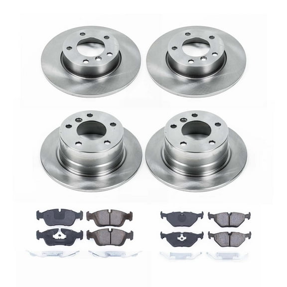 Ultimate Brakes Front and Rear Ceramic Brake Pad and Rotor Kit with Hardware WM81140