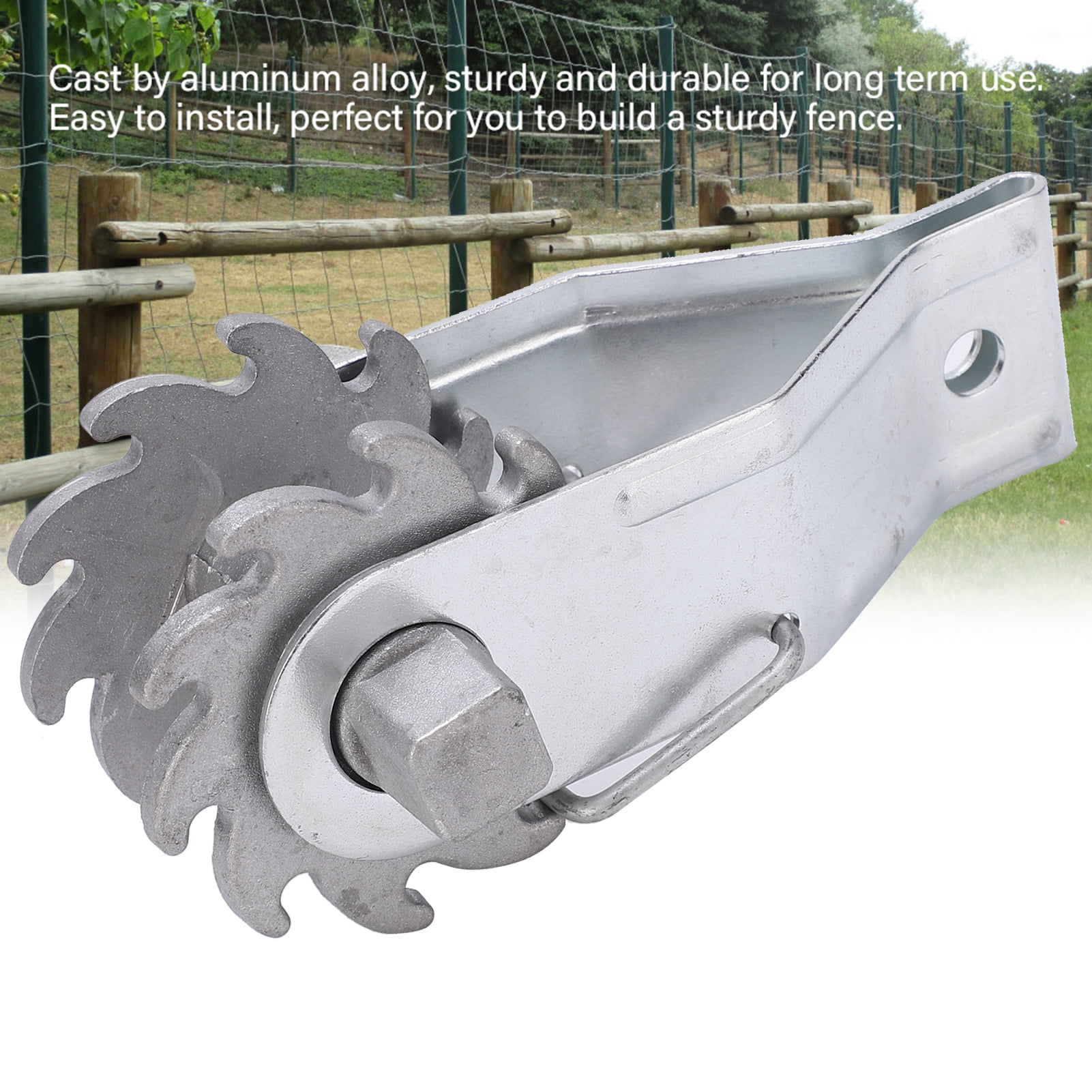 HERCHR 24Pcs Fence Tensioner, Inline Ratchet Strainer Fence Wire