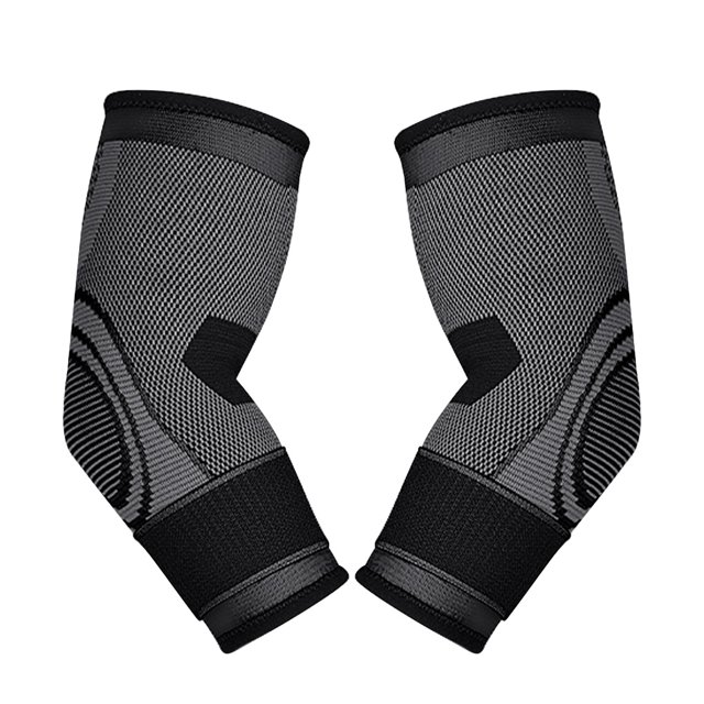 Toystoory 2 piezas Codera Soporte de entrenamiento Manga Unisex Transpirable Cómodo Absorbente de sudor Brazo de tenis Envoltura conjunta Type6 NO6