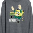 thumbnail image 3 of SpongeBob SquarePants - Bikini Bottom Beware - Men's Long Sleeve T-Shirt, 3 of 6