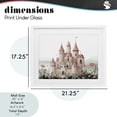 thumbnail image 4 of Stupell Industries Modern A Castle For Princess White Framed Print Under Glass, 21 x 17, by Christine Simpson Art, 4 of 8