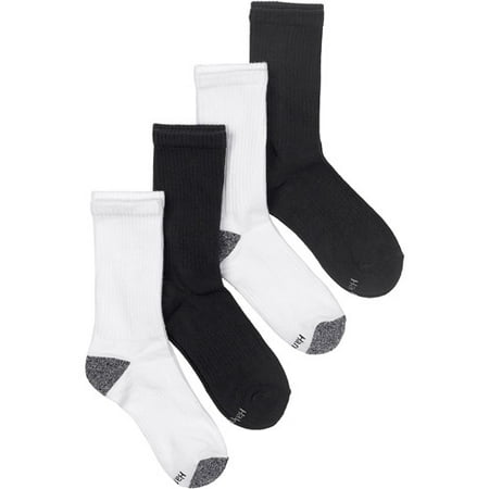 Hanes Womens Fit Crew Socks, 4 Pack - Walmart.com