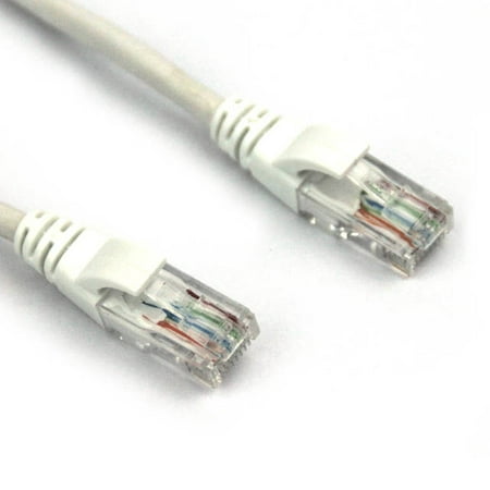 5' White Patch Cable - VCOM Cat5e Molded Patch 5' Cable, White