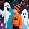 thumbnail image 4 of TBBCWWQY Kids Halloween Sweatshirt Monster Truck Pullover Boys Girls Unisex Crewneck Long Sleeve Shirt Tops Age 10T, 4 of 7