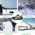 thumbnail image 4 of IMAGE 18 Claws Crampons Ice Grip, Snow Traction Cleat for Hiking Camping Fishing, Anti Slip Ice Cleats for Shoes Boots Women Man,L, 4 of 8
