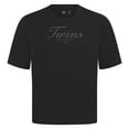 thumbnail image 2 of Men's Levelwear Black Minnesota Twins Ethereal Oversized Luxe Signature Knit T-Shirt, 2 of 3