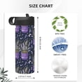 thumbnail image 4 of Pofeuu Lavender Flowers Print 18oz Sports Insulated Kettle, Sports Bottle Water Bottles For Men Women For Gym Hiking Camping Running Mountain Bike Outdoor Sports, 4 of 8
