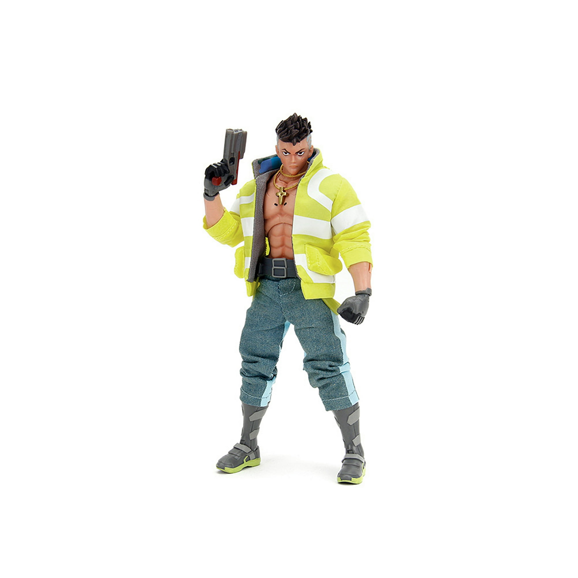 David Martinez 6" Moveable Figure with Accessories and Alternate Head and Hands "Cyberpunk: Edgerunners" (2022) TV Model by Jada