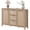 Reclaimed Light Oak, variant on Surmoby Large Rattan Buffet Cabinet- 51.57" W Credenza with 3 Rattan Drawers & 2 Rattan Doors, Farmhouse Storage Sideboard for Dining Room, Kitchen, Living Room