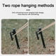 thumbnail image 5 of 4 clavos de tierra de 30 cm de largo para acampar y uso al aire libre, accesorios de anclaje de techo de alta resistencia, juego de estacas de acero para carpas, 5 of 5