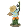 thumbnail image 4 of Northlight 18-Inch Country Frog with Lantern Outdoor Garden Statue, 4 of 5