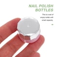 thumbnail image 4 of 4pcs Botellas de gel de uñas de esmalte de uñas recargables de 4pcs, 4 of 5