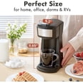 thumbnail image 4 of HyperChiller EHC210N Iced/Hot Coffee Maker, K-Cup or Grounds, 8, 10 12oz Pours, Removable Holder and Reusable Mesh Filter, Drip tray, Black/Stainless-Steel, 4 of 5