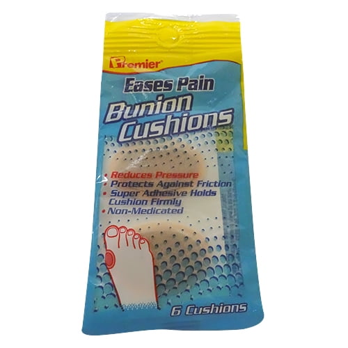 Premier Bunion Cushions, Eases Pain 6 Ea
