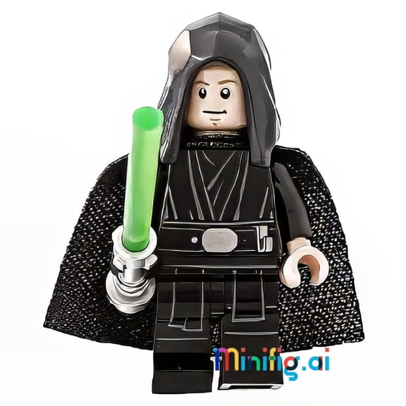 LEGO Luke Skywalker Jedi Master Minifigure 75324 Hood Lightsaber