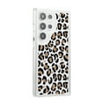 thumbnail image 6 of Feishell Case For Samsung Galaxy S23 Ultra Cute Leopard Print Pattern Soft TPU Rubber Bumper Shockproof Anti-Scratch Slim Phone Cover Support Wireless Charging, Black+Pink, 6 of 8