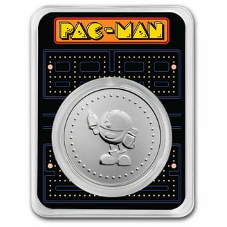 パックマン銀貨　TEP 1オンス　1枚 2021 Niue 1 oz Silver $2 PAC-MAN™ Shaped PAC-STACK Stackable Coin