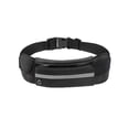 thumbnail image 1 of Cangurera Deportiva DQST Negra con Cinturón Elástico y Bolsillos para Hombre y Mujer, 1 of 7