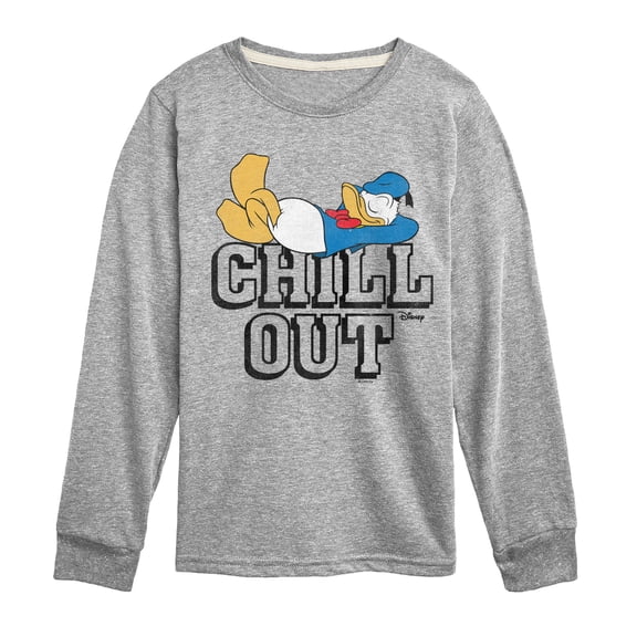 Disney - Chill Out - Youth Boys Long Sleeve Graphic T-Shirt