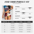 thumbnail image 6 of Lsque Sml Jeffy Pattern High Waisted Biker Shorts for Women-Tummy Control Fitness Athletic Workout Running Yoga Gym Shorts,Moisture-Wicking-Large, 6 of 9