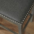 thumbnail image 6 of Signature Design by Ashley Caitbrook Counter Height Dining Table and 3 Bar Stools Set, Gray, 6 of 7