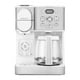 thumbnail image 1 of Cafetera Cuisinart, jarra de vidrio para 12 tazas, cafetera automática caliente y helada, cafetera de un solo servidor, acero inoxidable, SS-16W, blanca, 1 of 5