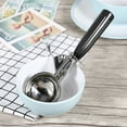 thumbnail image 3 of Costo De Helado, Cuchara De Helado De Acero Inoxidable Con Una Cómoda De Plástico Con Heladería No Helado Anti Freeze Ice Cream Spade Para Fruta De Helado, 3 of 7