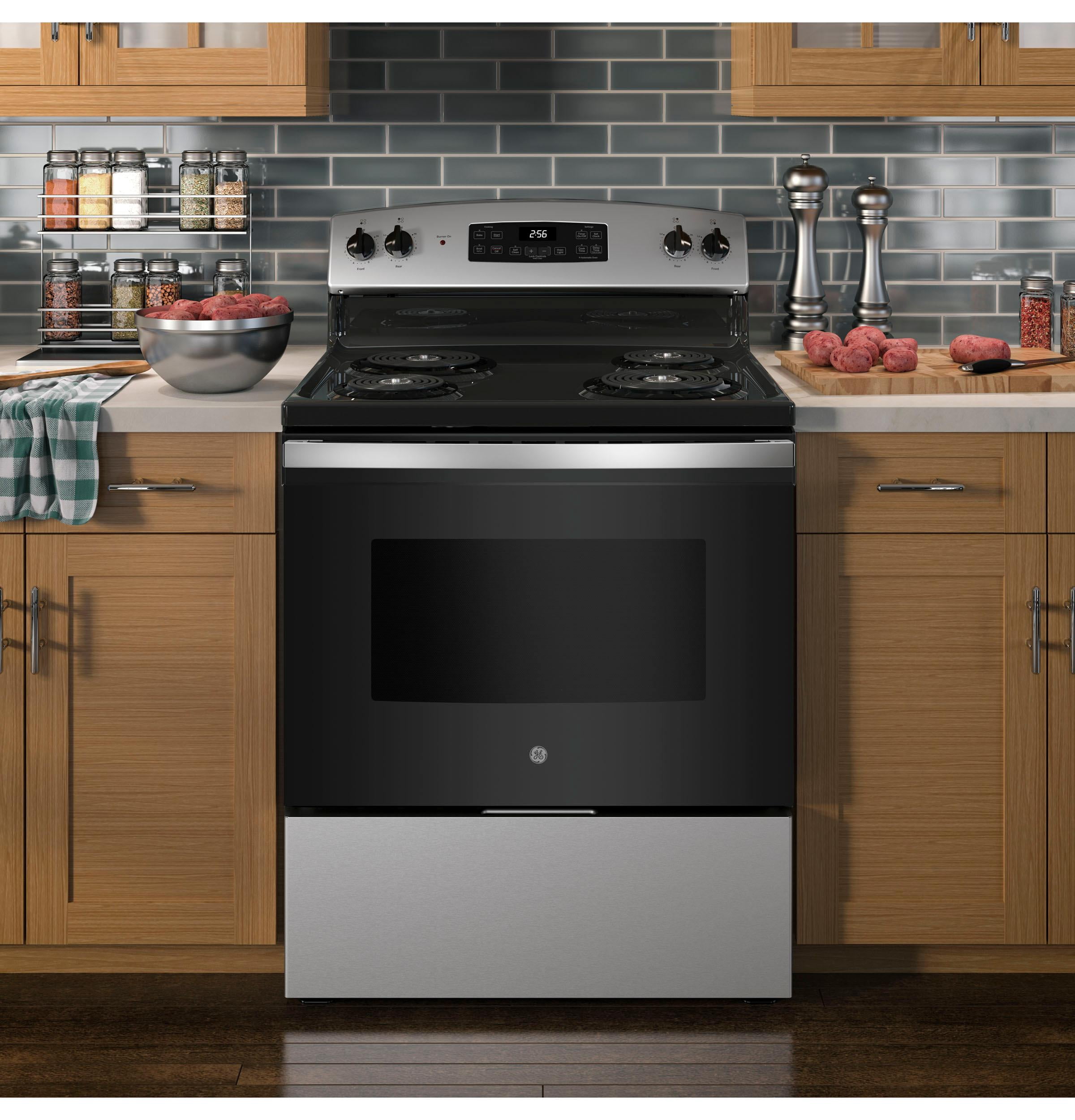 GE JB256RTSS 5.0 Cu. Ft. Free-Standing Electric Range