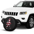 thumbnail image 2 of KAKALAD Gorilla Silhouette Walking American Flag Spare Tire Cover Universal Vehicle Accessories Buckle Car Tools 16”in, 2 of 6