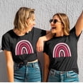 thumbnail image 3 of MOUSYA Cancer Shirt Women Breast Cancer Shirts Pink Ribbon Breast Cancer Awareness Rainbow T-Shirts Cancer Short Sleeve Tops, 3 of 6