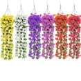 thumbnail image 4 of Artificial Hanging Flowers Vine Plant Home Garden Decor Outdoor Indoor, 4 of 7