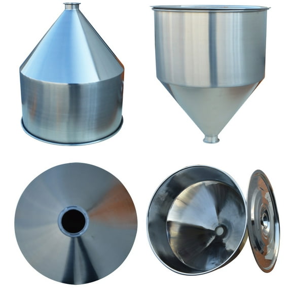 INTBUYING 50L / 13Gallon Hopper for 5-5000ml Liquid Paste Filling Machine