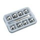 thumbnail image 1 of Sphere de hielo de metal de acero inoxidable Cubos de hielo con un clip, rocas escalofriantes de bebidas de 2.5 cm reutilizables para la fiesta de 8pcs bolas de hielo, 1 of 8
