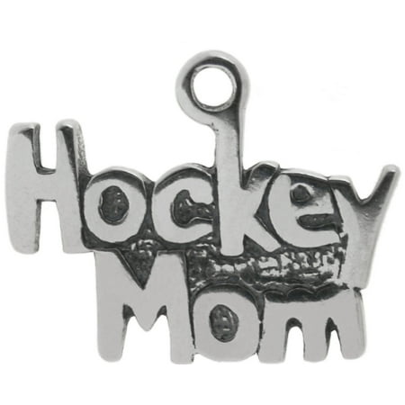 Sterling Silver Mop - Sterling Silver Hockey Mom Charm - Item #40396