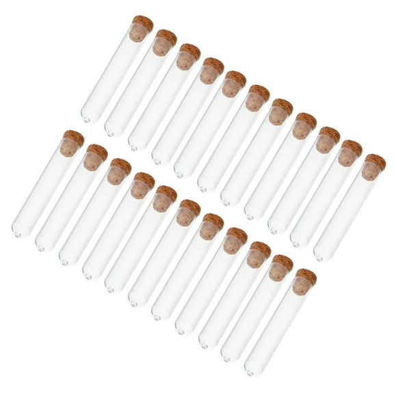 KALLORY Storage Test Tubes Plastic for Sample Storage 35Pcs 3In
