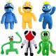 thumbnail image 5 of Jardín de banban Peluche Skibidi Inodoro Peluche Figura de dibujos animados de anime Amigos del arco iris Muñeca cian Juego de terror Juguetes de peluche, 5 of 5