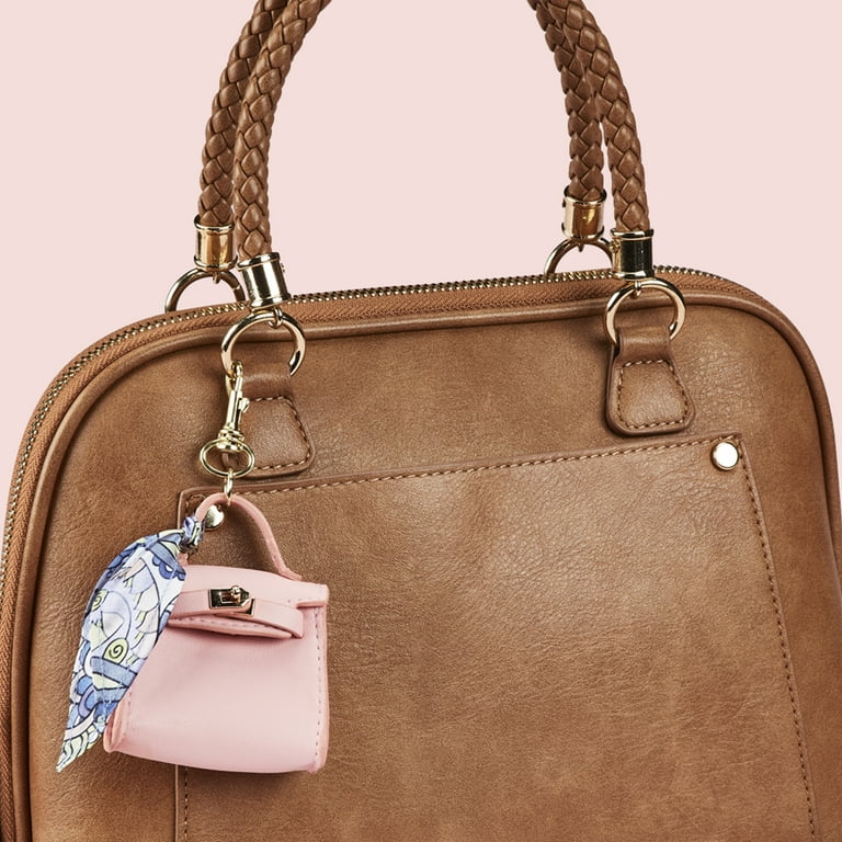 Mini Bag with Scarf Charm by Conair, Pink - Walmart.com