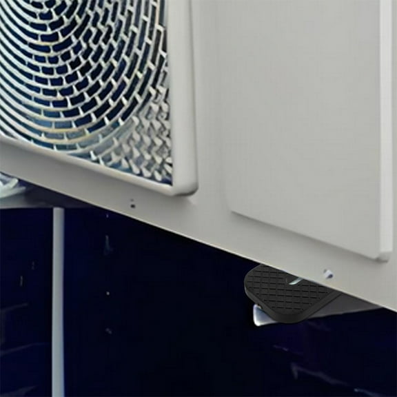 Tineasur Black Rubber Air Conditioner Anti- Pads, Noise Reducing, , 8 Pieces Set for AC Units