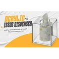 thumbnail image 6 of YBM Home Acrylic Clear Tissue Holder for Home Office, Bathroom, 6 of 6