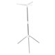 thumbnail image 1 of Tendedero de ropa con trípode, percha para guardar ropa, portátil, ahorra espacio, plegable White 1 capa, 1 of 9