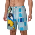 thumbnail image 2 of Balery French Bulldog Dog in a Bathtub Mens Swim Trunks Swim Shorts for Men Quick Dry Inseam Beach Shorts with Compression Liner Pocket-XX-Large, 2 of 9