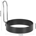 thumbnail image 2 of Egg Ring for Frying Or Shaping Eggs - Round Egg Rings for Cooking Stainless Steel Non Stick Mold Shaper Circles for Fried Egg Professional Egg Maker Molds, 2 of 7