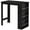 Black, variant on HOMCOM Bar Table Dining Table with 3 Shelves for Kitchen, Walnut