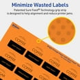 thumbnail image 5 of Avery Printable Square Labels, Bright Orange, 1.5" x 1.5", 800ct, 5 of 11