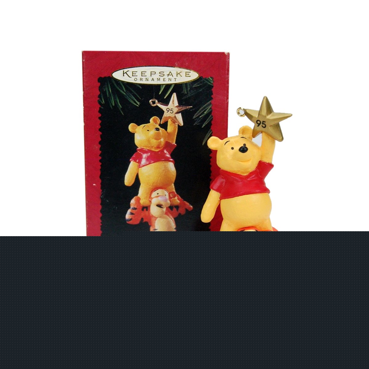 Hallmark Keepsake Disney Winnie the Pooh and Tigger 1995 Christmas Ornament QX5009