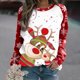 thumbnail image 3 of Suéter unisex de cuello redondo de gran oferta 2024, suéter con estampado 3D de estilo navideño, 3 of 5
