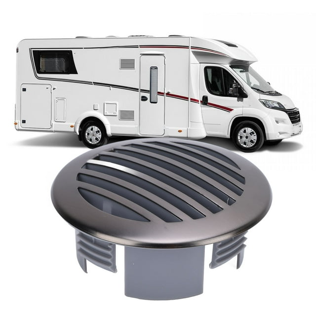 4 Pcs 3 Pouces Couverture d'Aération Marine, Grille d'Aération en Acier Inoxydable 316 pour Bateaux RV, Couverture de Grille Persistante pour Yachts, Adaptée aux Bateaux Marins, RVs